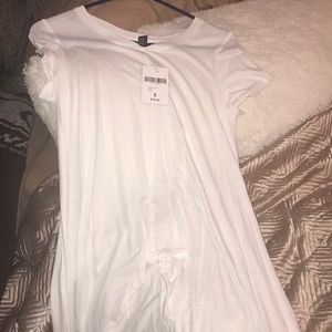 White high low tunic